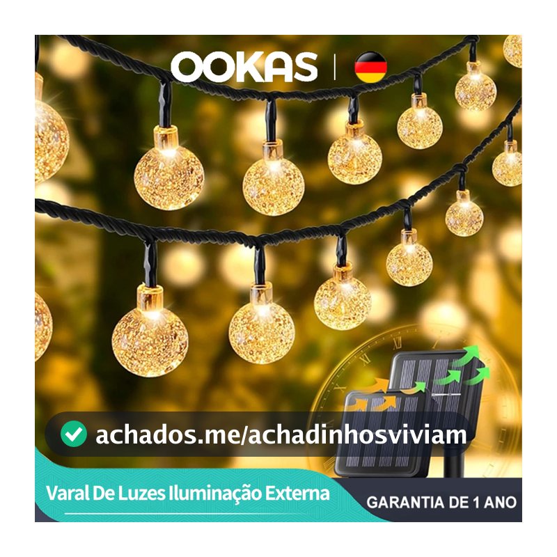 OOKAS 5/7/12M LED Varal De Luzes Iluminação Luzes De Natal Externa Decoração For Gambiarra Casamento Jardim