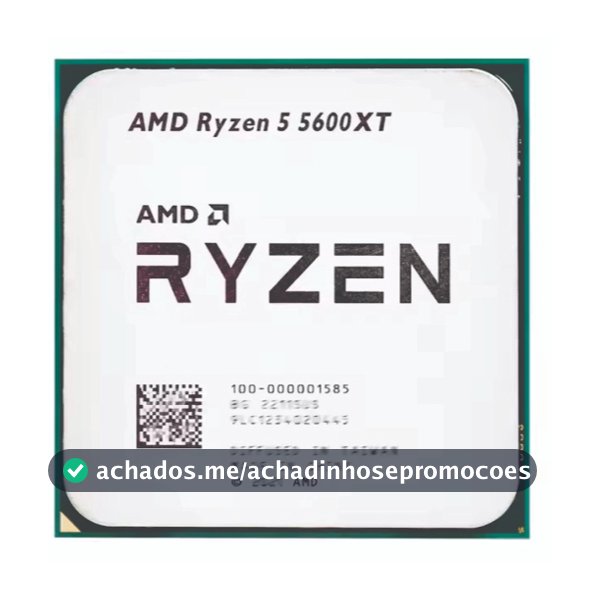 Ryzen 5 5600XT AMD AM4 4.7 GHz 6 Cores 12 Threads (novo S/Box)