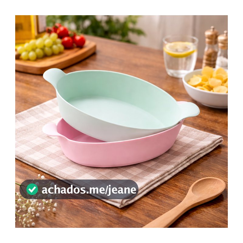 Kit 10 Petisqueira Canoa Premium Para Churrasco Festas Molhos Bar Porções Grande 600ml Rosa e Verde