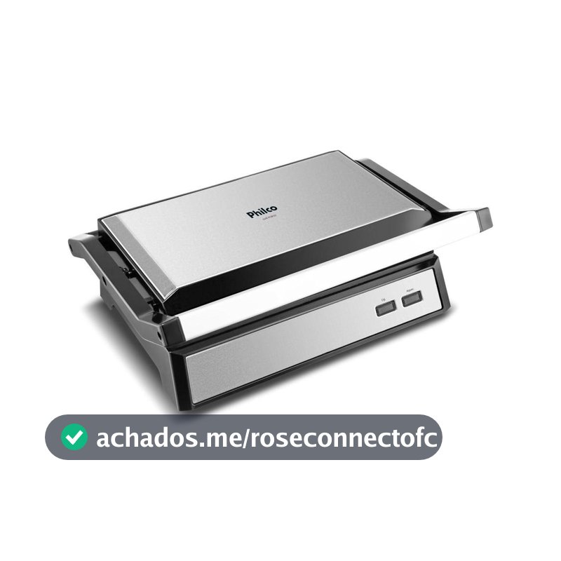 Grill Philco 2 em 1 PGR32 Chapa com Abertura 180°