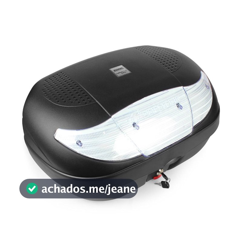 BAULETO DE MOTO 45 LITROS LENTE CRISTAL SMART BOX PRO TORK