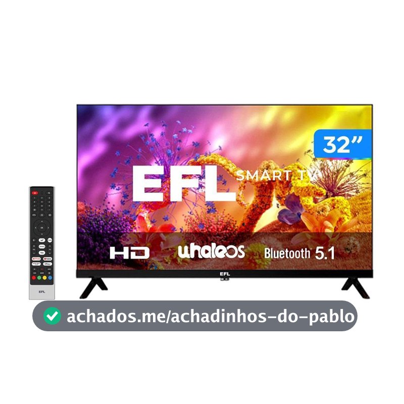 Smart TV 32" HD EFL DLED SX800 32SX800HD 3 HMDI 2 USB