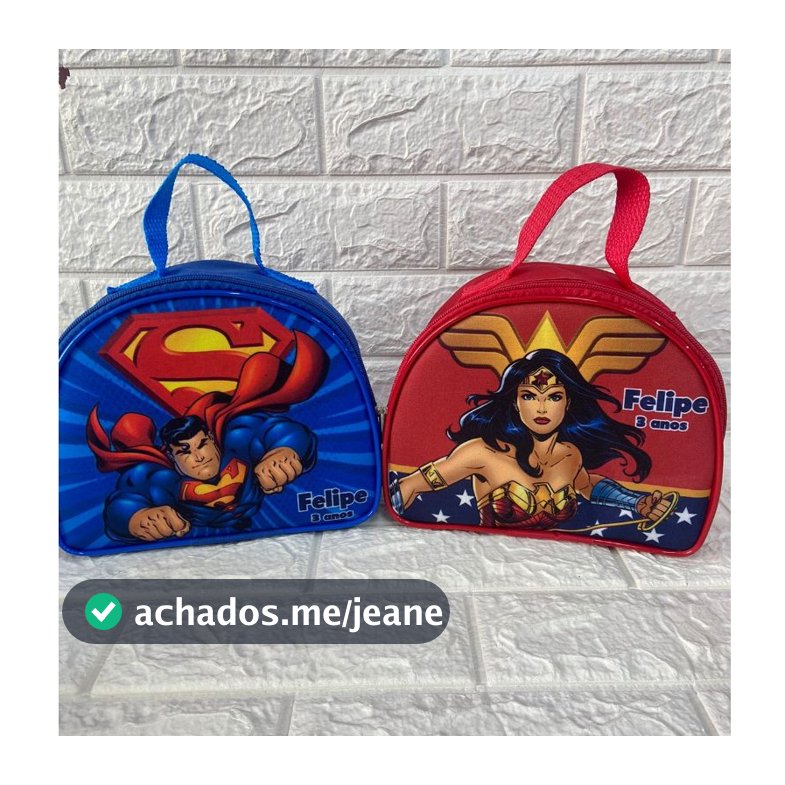 kit  Bolsinha lembrancinha meia lua personalizada para aniversário infantil