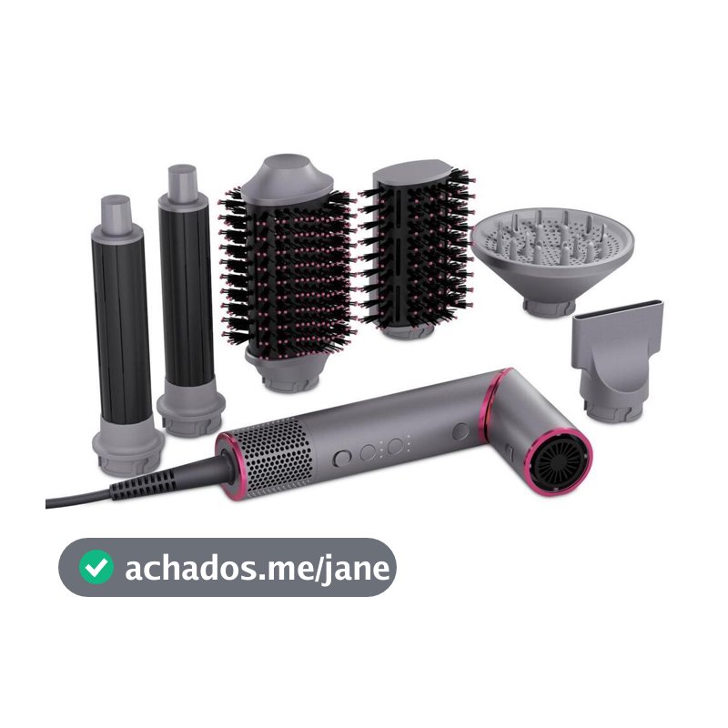 Secador de Cabelos Philco PSD16A Motor BLDC 1450W + 5 Acessórios