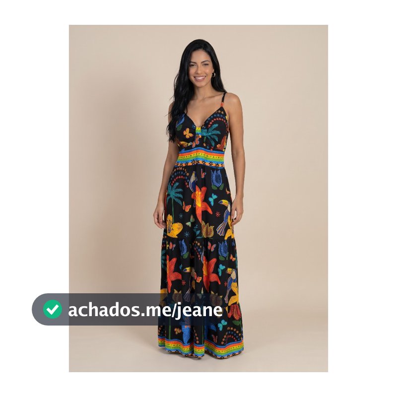 Vestido longo estampado feminino com lastex e bojo verão