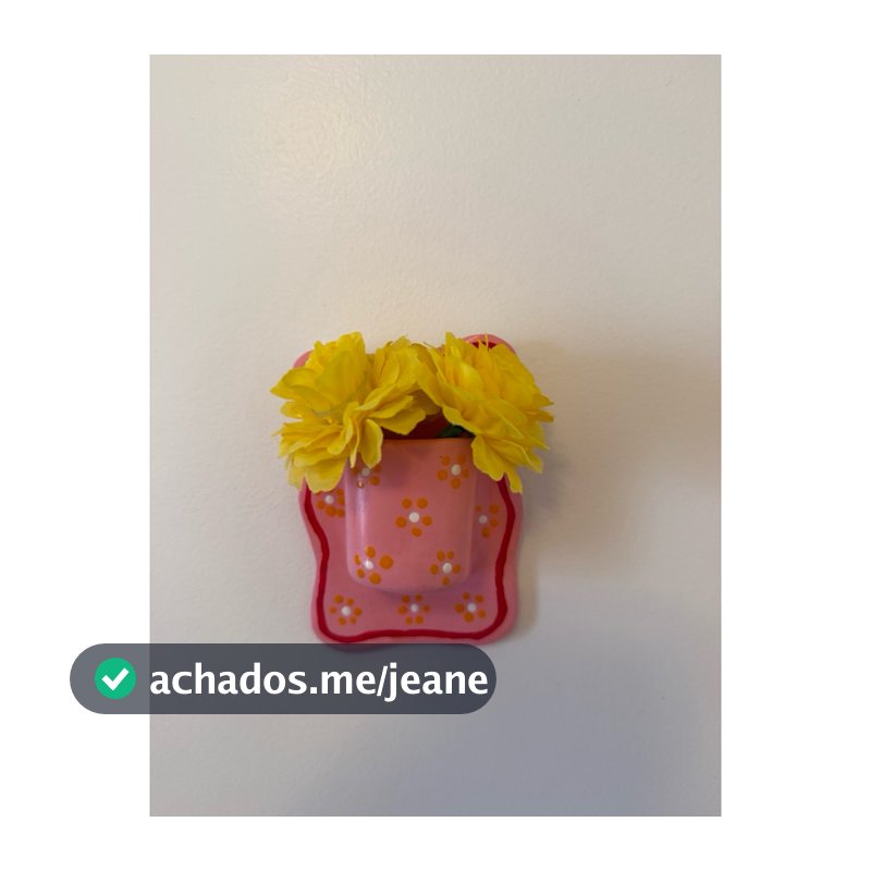 Placa Decorativa Rosa 💖