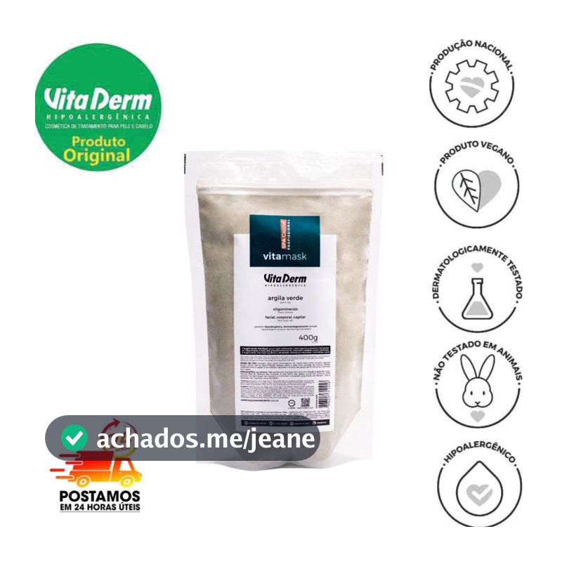 Argila Verde Spa Capilar 400gr - Vita Derm