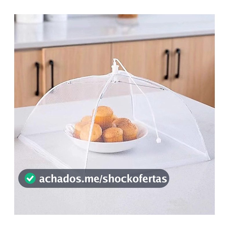 Tampão Retrátil para Alimentos - Protege Contra Moscas e Poeira