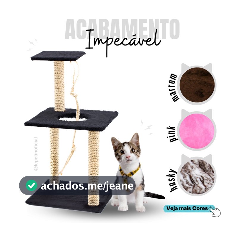 Arranhador Para Gatos 3 Bases Grande
