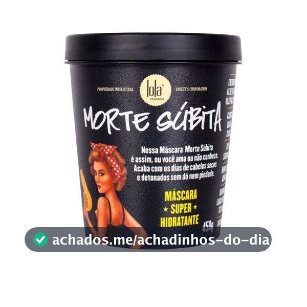 Máscara de Hidratação Lola Cosmetics Morte Subita 450g