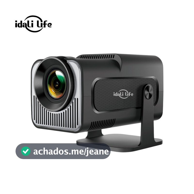 Projetor Portátil 4k Smart Android Wi-fi Hd 1280x720 Espelhamento celular IDALI LIFE