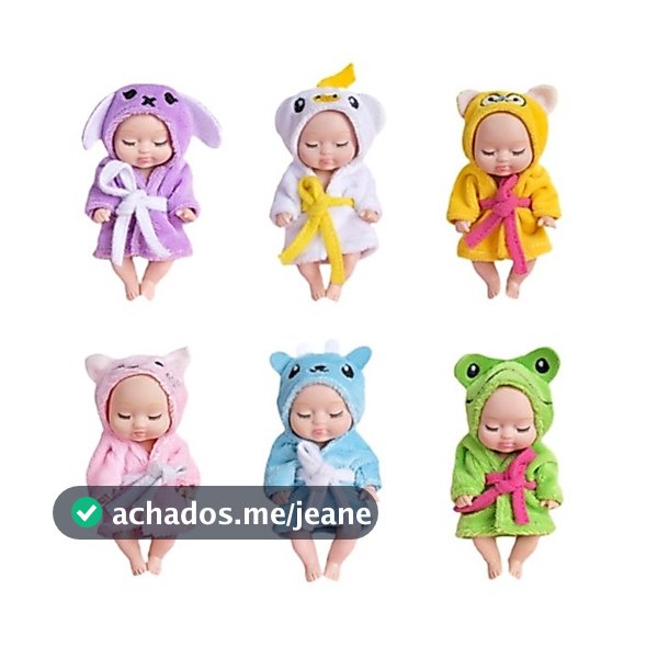 Novo Estilo|11cm Bebê Reborn Realista Trocável Doll Bebe Reborn Silicone Sólido Carro Lido Simulação de Sono Renascimento Doll bjd Doll Bathrobe Doll Dressable Girl Toys Brinquedos Infantis