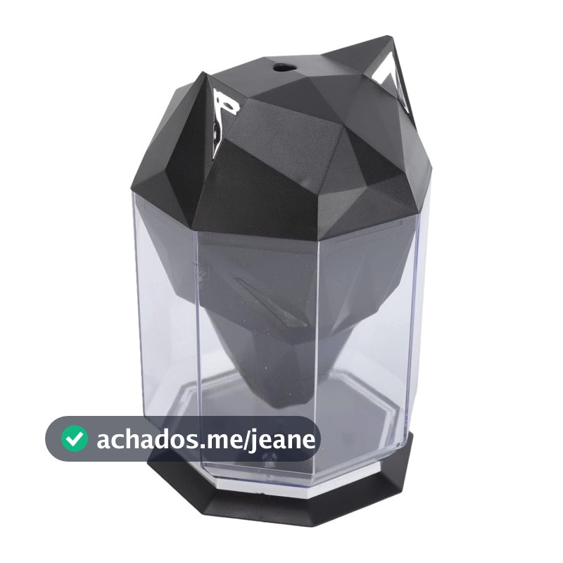 Umidificador Ultrassônico Cabeça de Lobo 650 ml com LED