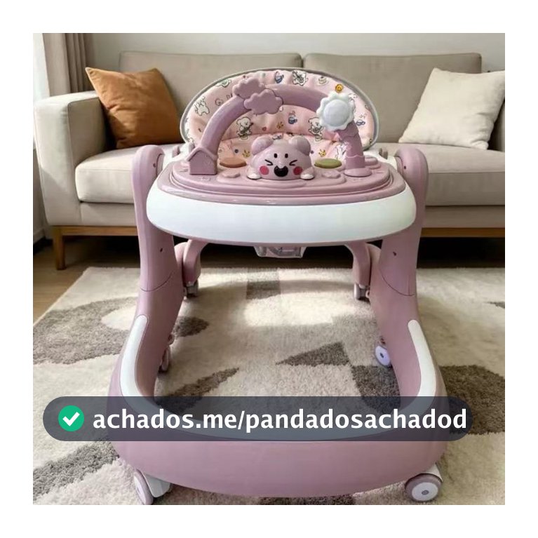 Andador para bebês com dispositivo anti-tombamento ajustável – 2935