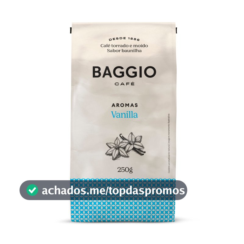 Baggio Café - Café Torrado e Moído Aromas Vanilla 250g