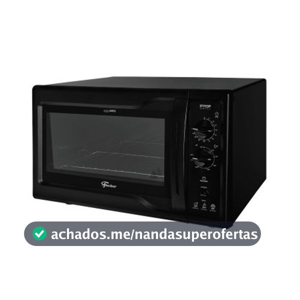 Forno Eletrico Fischer Pop Grill Bancada 44L Black 127V - 34313 - 94808
