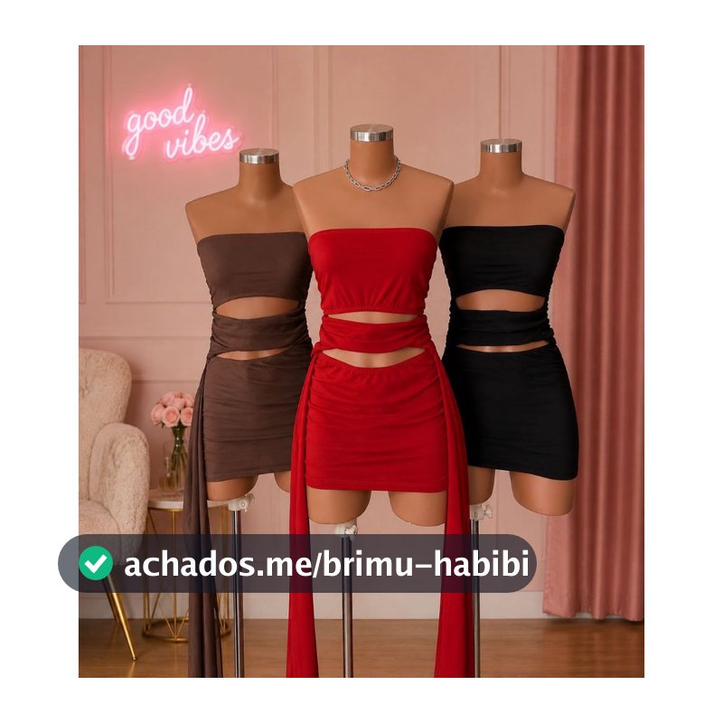Vestido feminino moda balada luxo com faixas laterais - busto forrado (SOFIA)