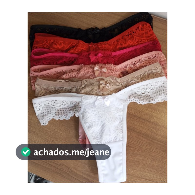 kit 10 calcinha fio duplo conforto melissa