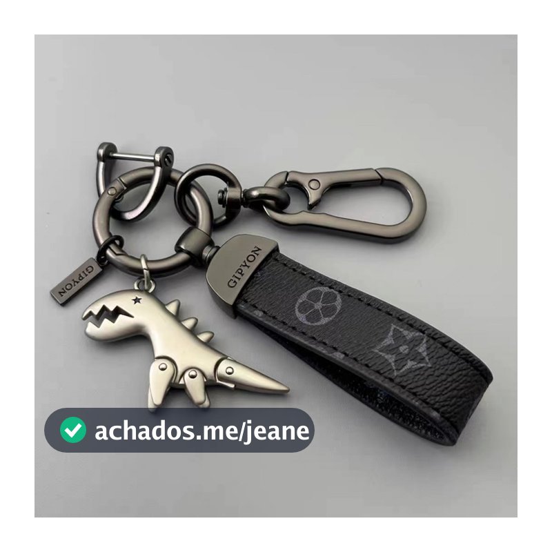 Adequado para chaveiro de carro masculino chaveiro de cintura com cordão de couro de alta qualidade