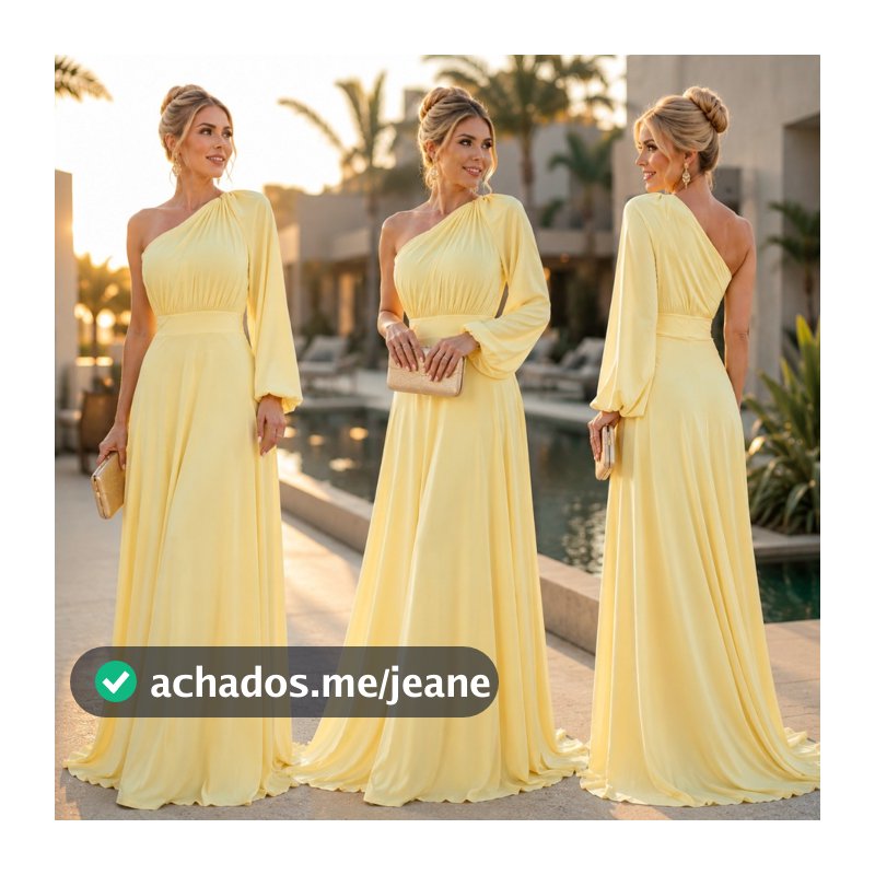 CRISTINA ANAIR VESTIDO LONGO FEMININO SOCIAL NULA MANGA OFERTA IMPERDIVEL ANA BELA
