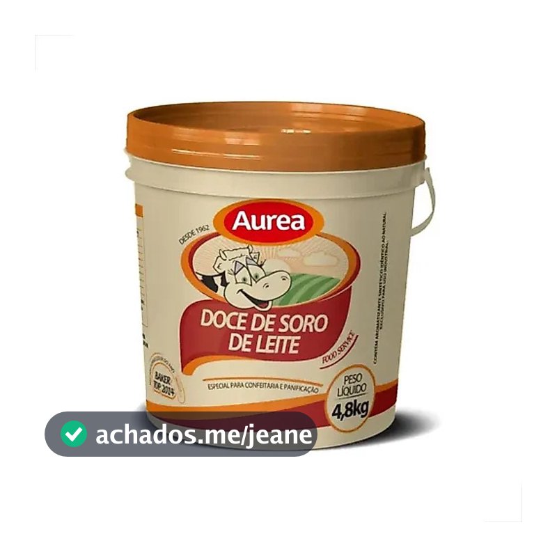 Doce de Leite Soro Tradicional 4,8kg Aurea