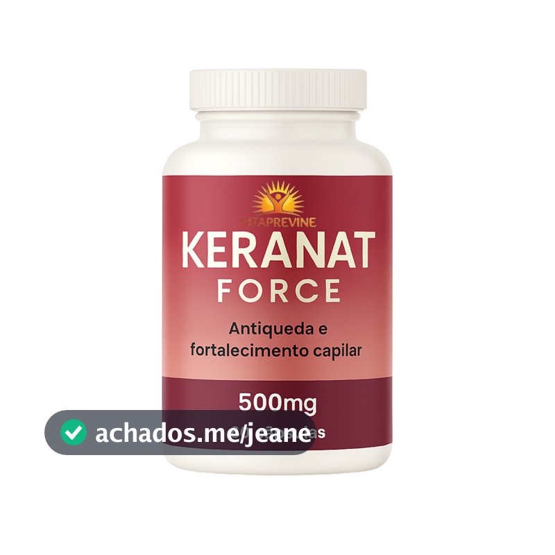 1 Keranat Force 60 cápsulas 500mg - Original | Envio Imediato