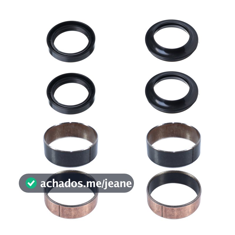 Kit bucha deslizante bengala interna externa NX 400 NX400 Falcon bronzina