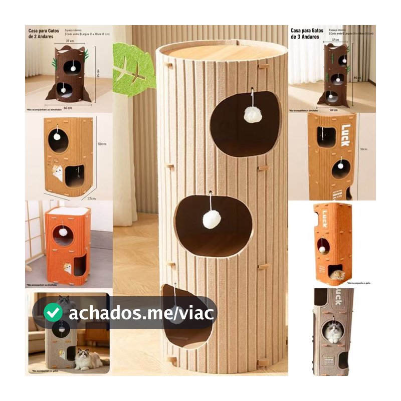 TORRE Árvore Playground Casinha Arranhador Gatos FILHOTES Em Feltro 0,7cm Diversão Multifuncional