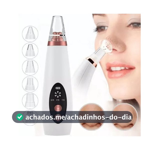 Removedor De Cravos Espinhas Cleaning  Sugador Poros Acne Sucção Usb Recarregável