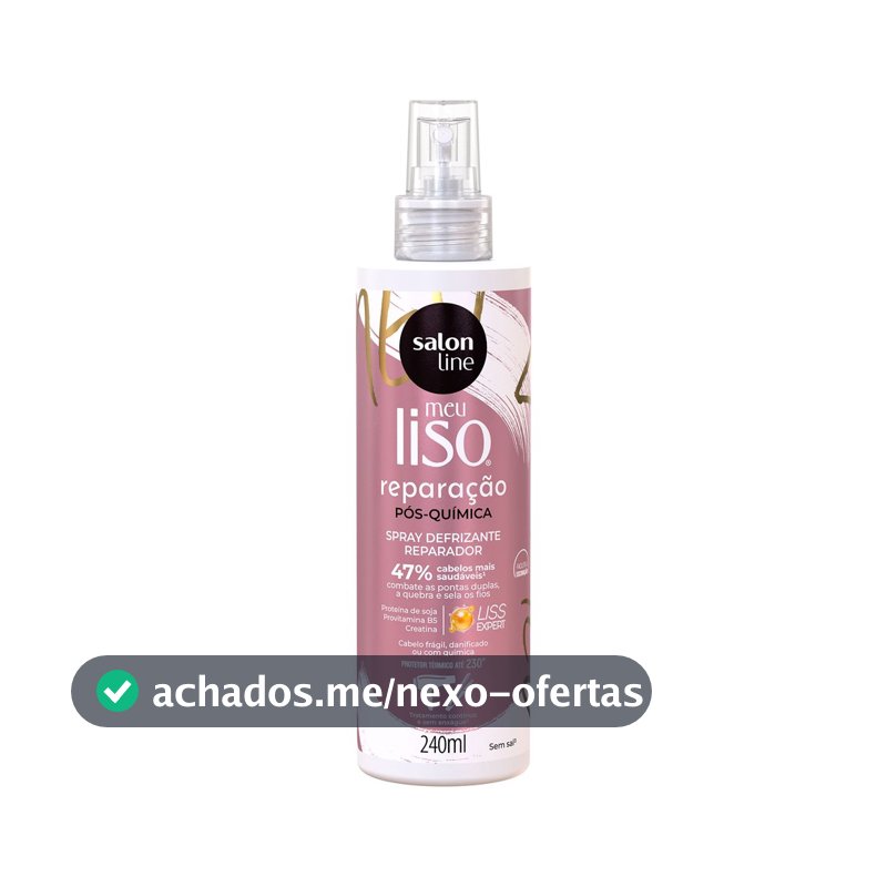 Spray Defrizante Protetor Térmico Meu Liso Reparação 240ml