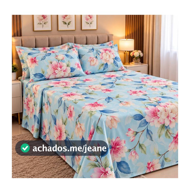 Lençol Queen Avulso Toque de Seda e Algodão Macio 2,30x2,50m Luxo