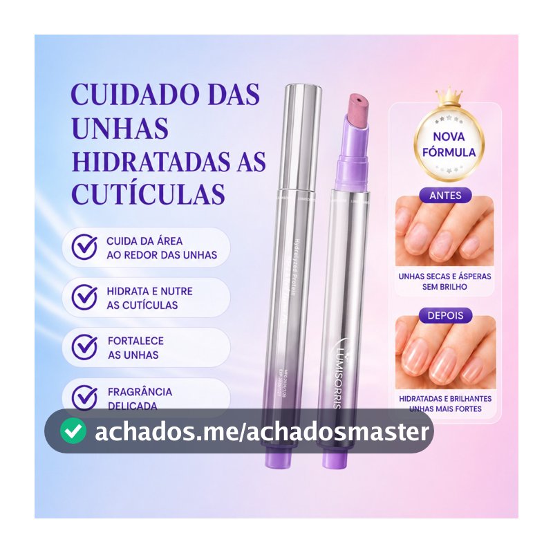 LUMISORRIS Caneta para Unhas e Cutículas, Sérum Hidratante Nutritivo, Fortalecedor de Unhas, Cuidado Diário