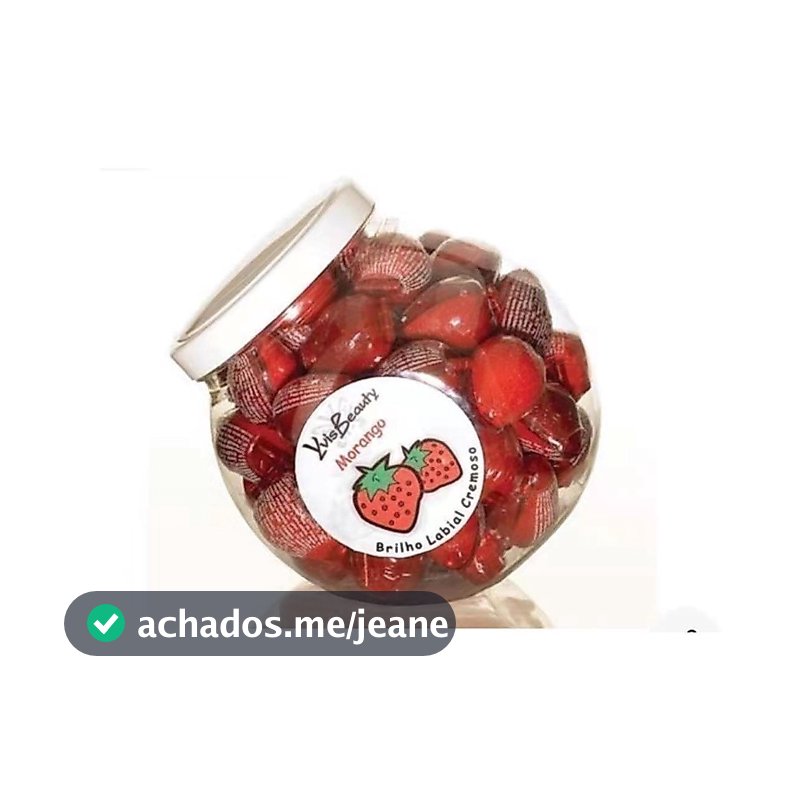 Kit 25/50 Unis-Batom Brilho Labial Moranguinho Morango Infantil Hot Sale