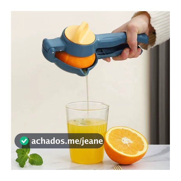Espremedor Manual de Limão e Laranja de Plástico de Grau Alimentício Reforçado - Espremedor de Frutas e Limas