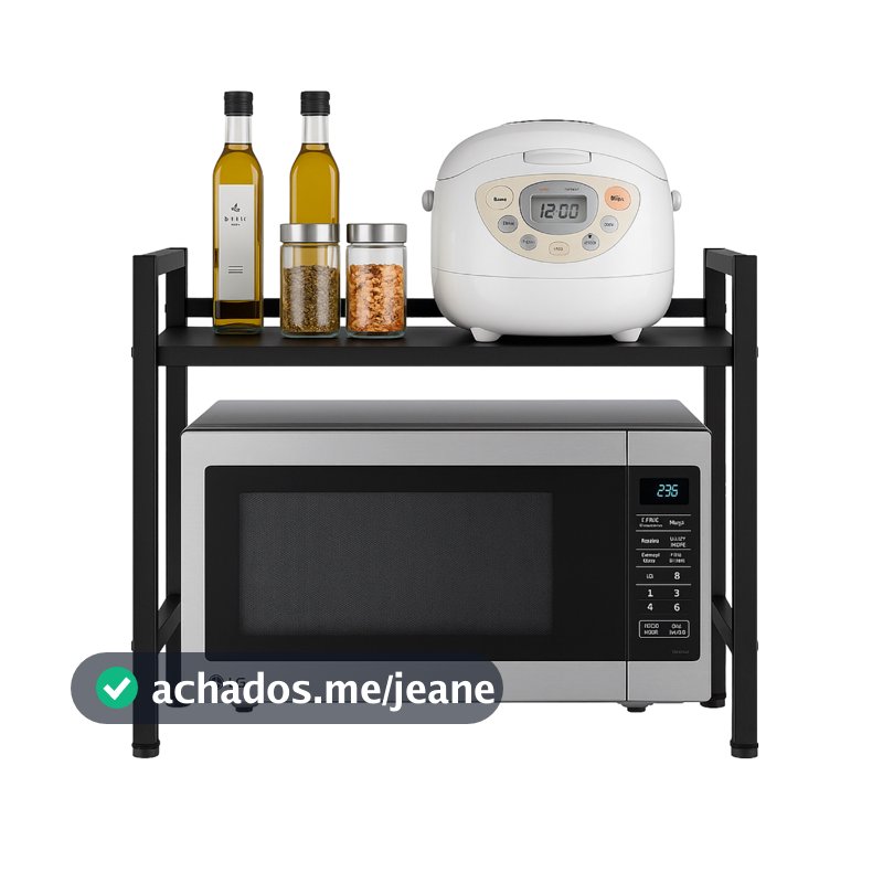 Rack Metálico Multiuso Decoteam Ajustável Para Microondas
