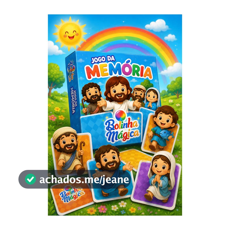 Kit 20 Jogos da Memória Jesus e Seus Amigos Discipulos Apóstolos Festa Igreja Biblico Lembrancinha