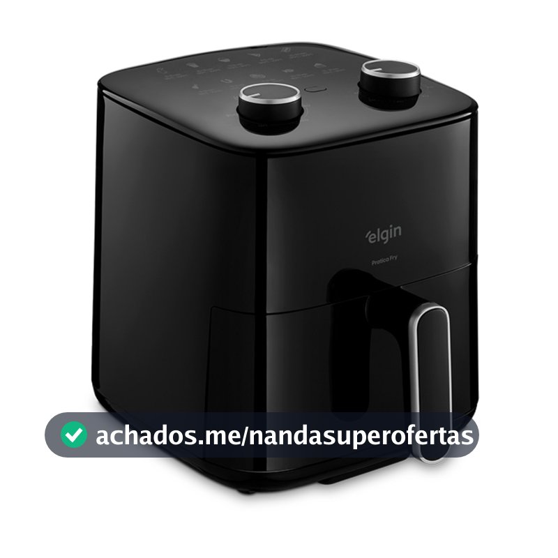 Fritadeira Air Fryer Elgin 3,7 Litros 1.400W Afg04 Preta