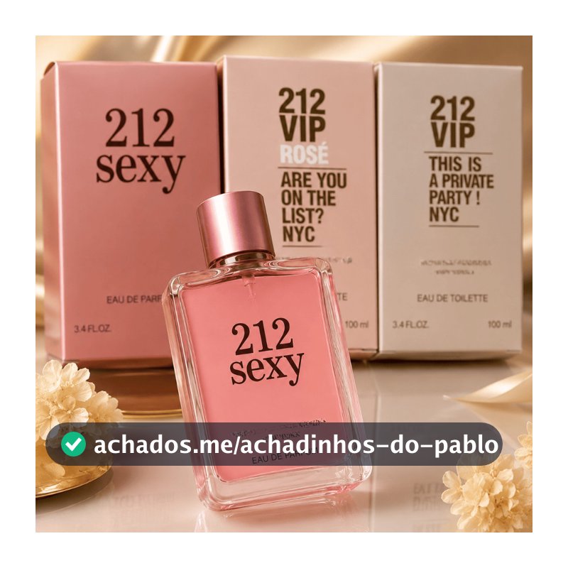 Kit 3 Perfumes Femininos 100ml Cada Fragrâncias Marcantes