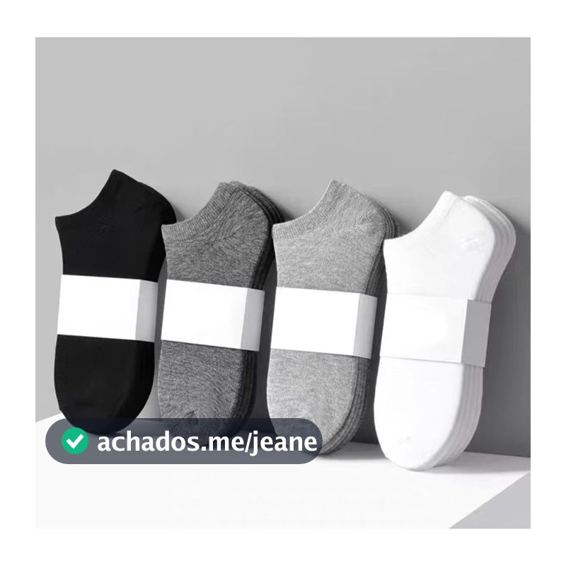 Kit Até 24 Pares De Meias Soquete unissex Menor Preço