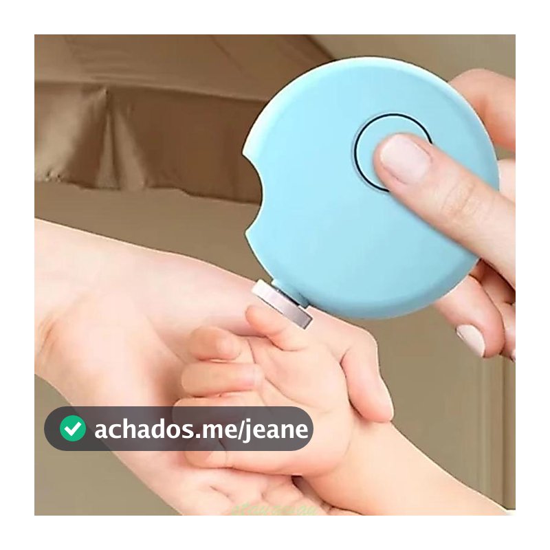 Aparador Elétrico Unhas Para Bebês SRA 6 Acessórios Variados Suavizar Bordas Infantis E Durante