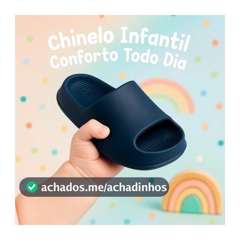 Chinelo Masculino e Feminino Infantil Slide Leve Confortável Praia Dia a Dia Promoção