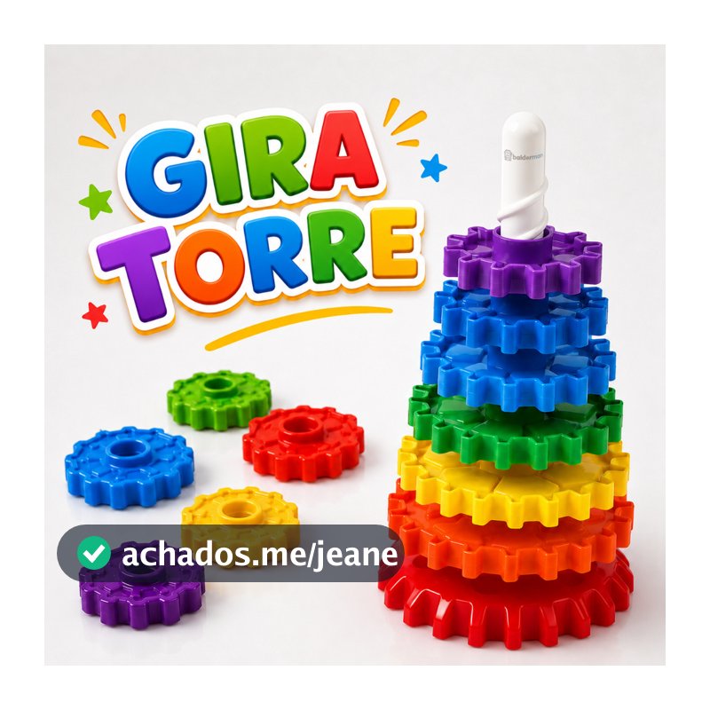 Brinquedo Infantil Didático Giro Mágico Gira Gira Divertido e Educativo