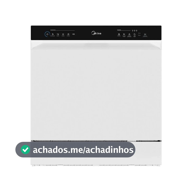 Lava-louça 220v Midea 8 Serviços MDWTF08W2 - Branca