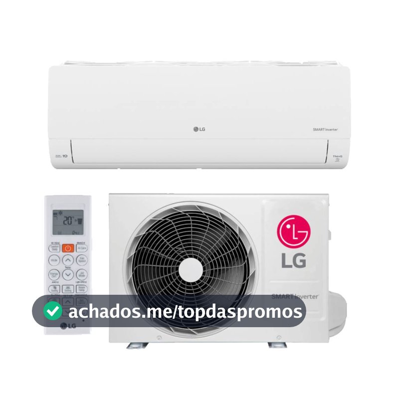 Ar Condicionado LG AI Smart Inverter Voice 9000 BTUs Frio 220V S3-Q09JA31E