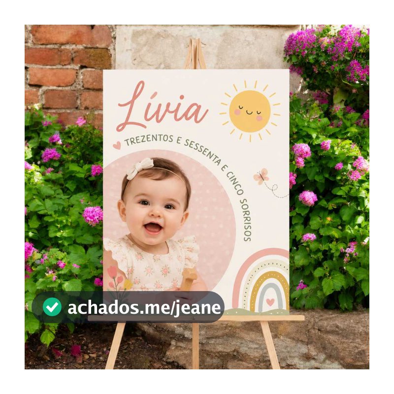 Placa Decoração Festa Recepção Boas Vindas Quadro aniversário Infantil Foto Personalizado