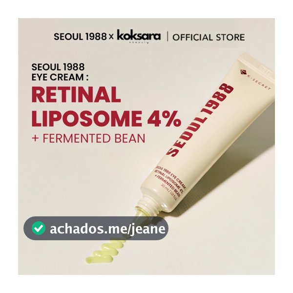 [OFFICIAL] SEOUL 1988 Retinal Liposome 4% + Fermented Soybean Eye Cream 10ml/30ml