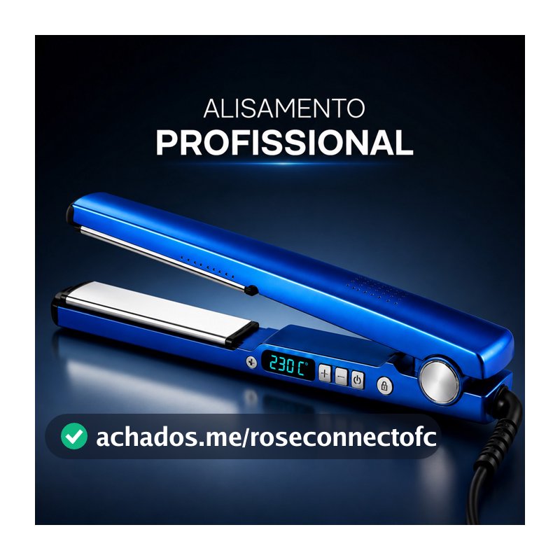 Chapinha Nano Titanium Profissional Bivolt 110V/220V Prancha Alisadora para Todos os Cabelos
