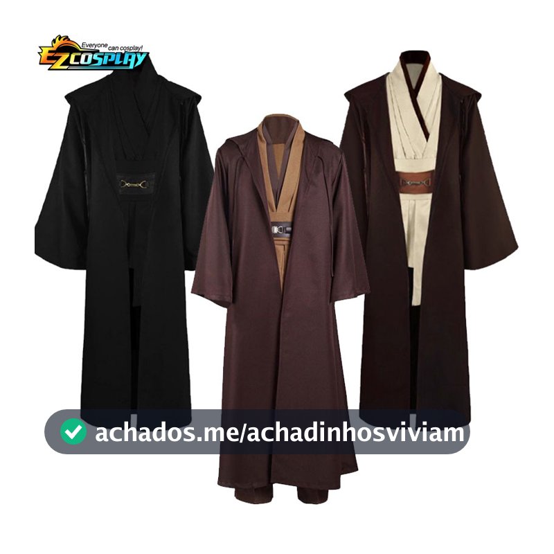 Star E War Obi Wan Kenobi Cosplay Traje De Cavaleiro Jedi Halloween Performance
