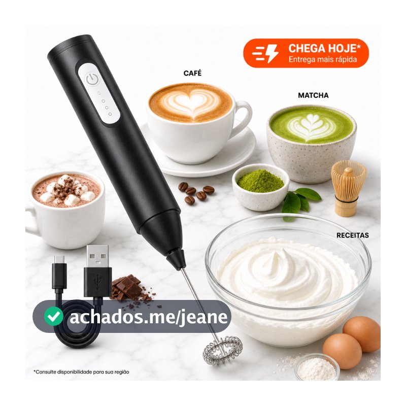 Mini Mixer Misturador Bebidas Ovos Portátil Elétrico Bateria 008