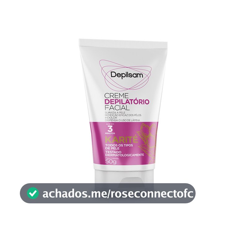 Creme Depilatório Facial Depilsam Karité 50G